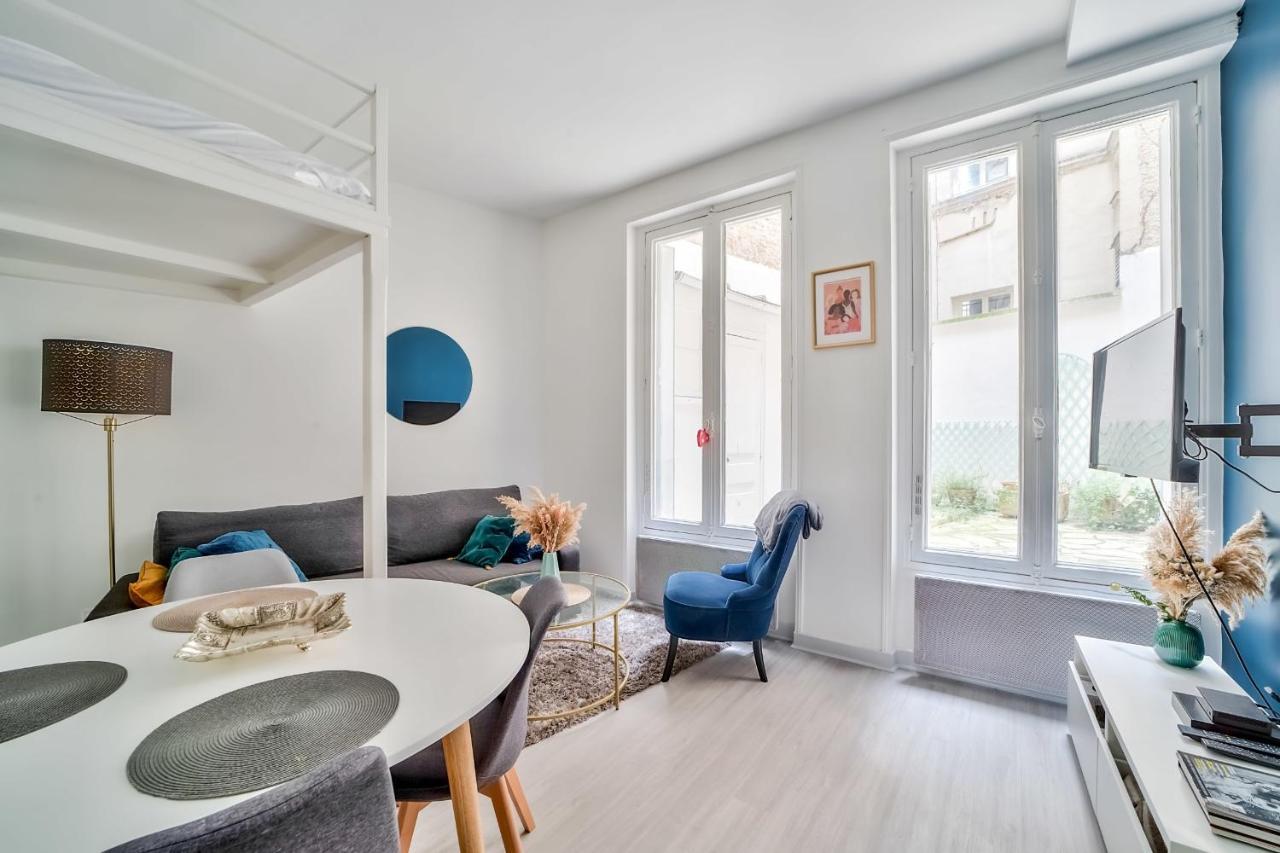 Charming Apartment In The Heart Of Montmartre Paris Dış mekan fotoğraf